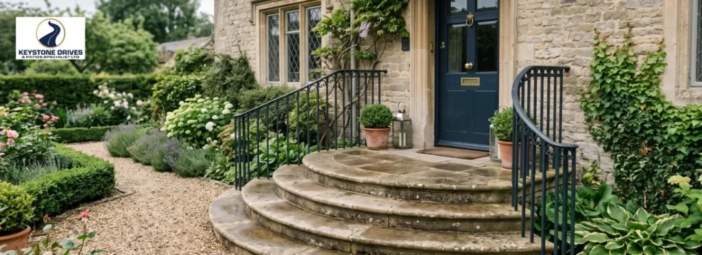 Curved or Semi-Circle Steps