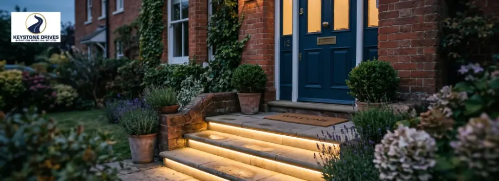 Steps with Integrated Lighting