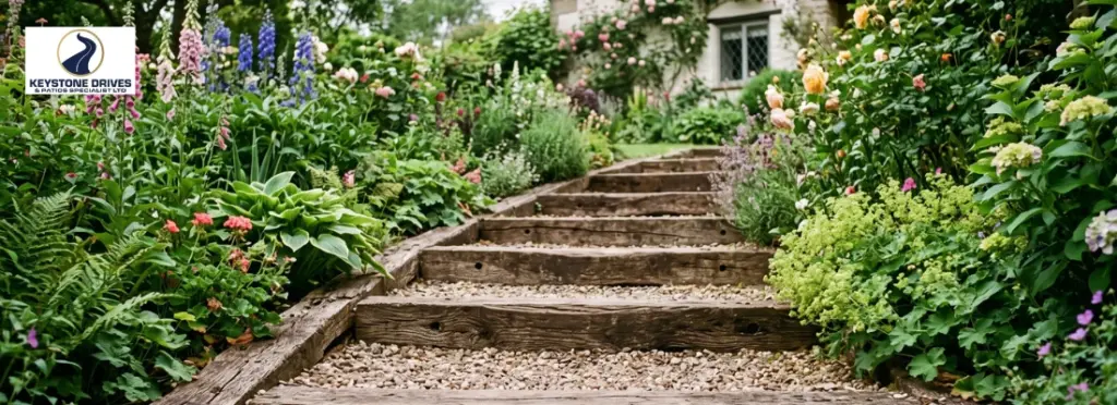 Timber Sleeper Steps